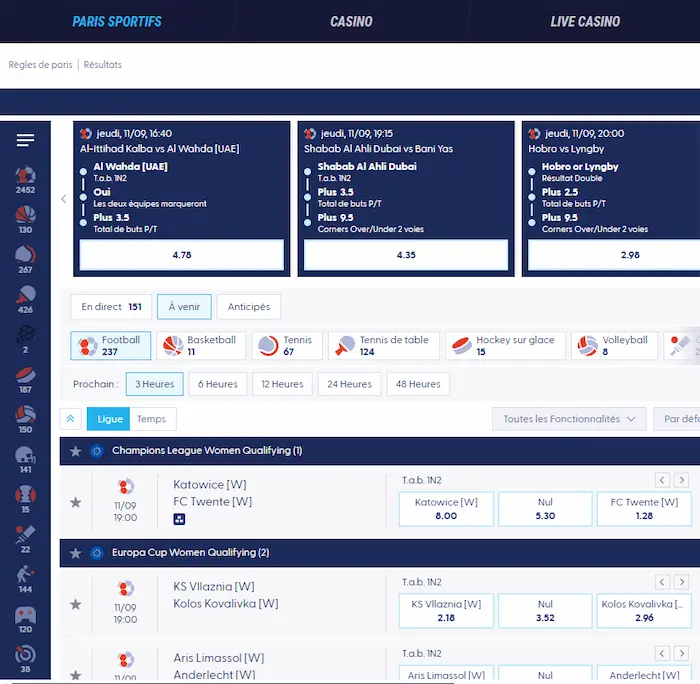 Tiki Taka Casino sport